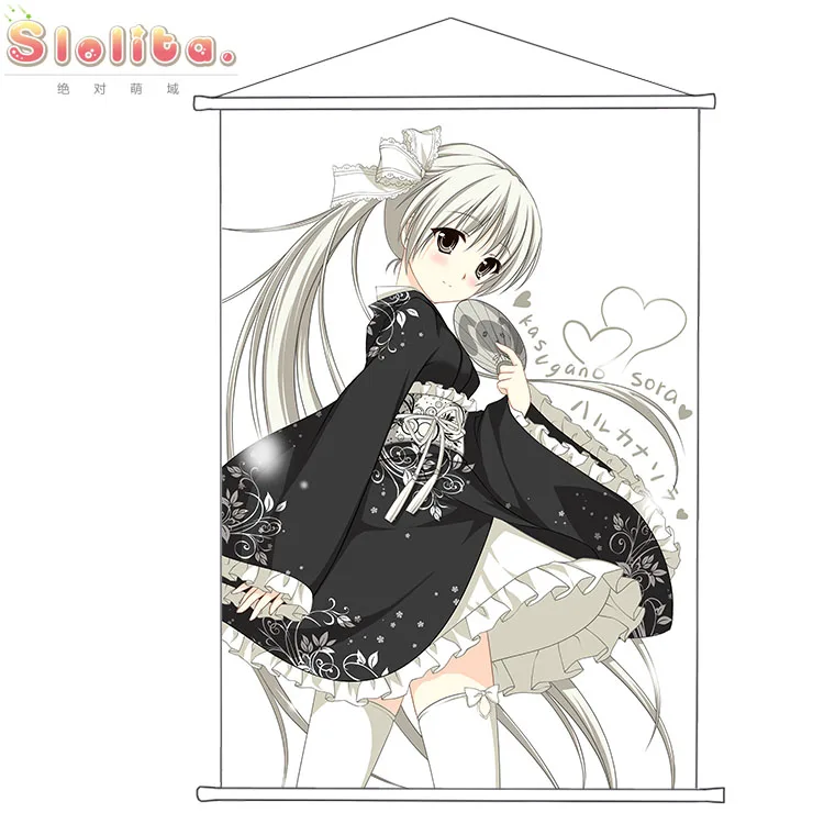 Аниме игра Yosuga No Sora картина по номерам из микрофибры анимационный настенный