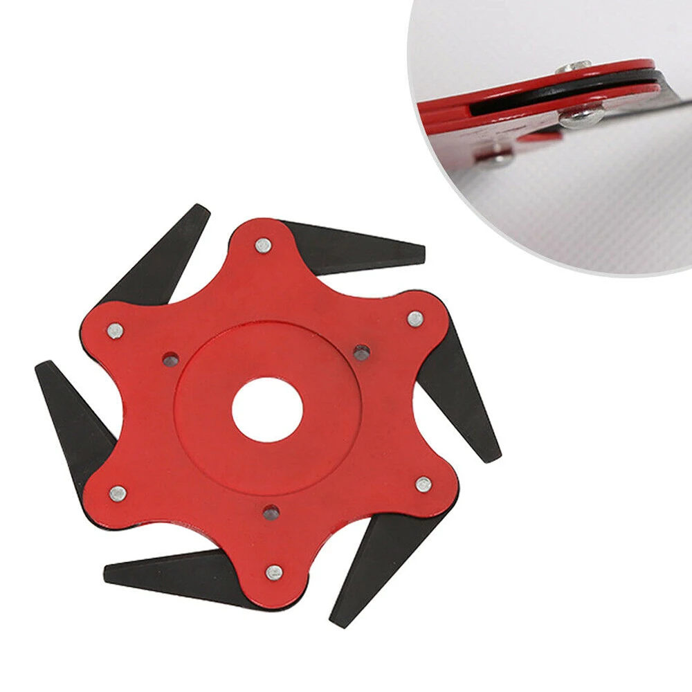 6 лезвий головка для триммера травы щетка режущая Легкая резка садовый