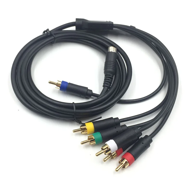 Композитный кабель для SEGA Saturn RGB/RGBS RCA Sony PVM BVM NEC XM UPSCALER BNC не компонент|Запасные