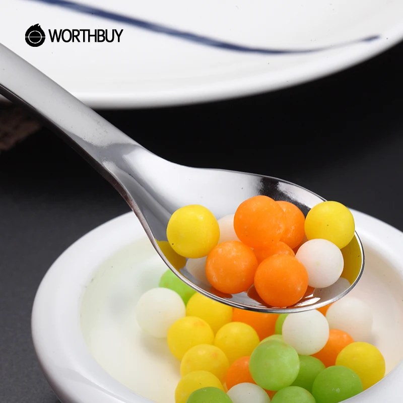 WORTHBUY 2 шт./компл. кухонная ложка для супа 304 нержавеющая сталь столовая с длинной