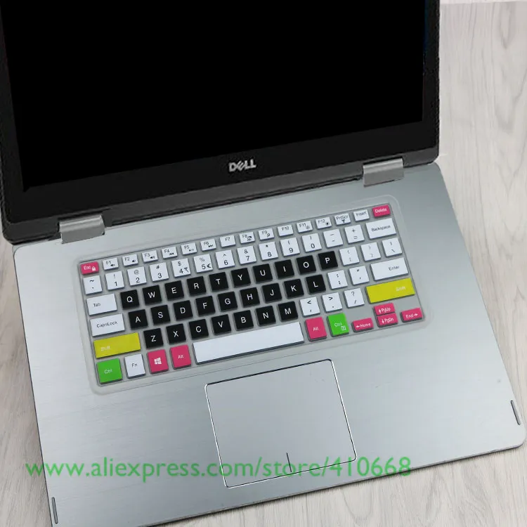2017 силиконовый чехол для клавиатуры ноутбука защитный Dell Vostro Inspiron 14 5000 5468 5459 3000 3442