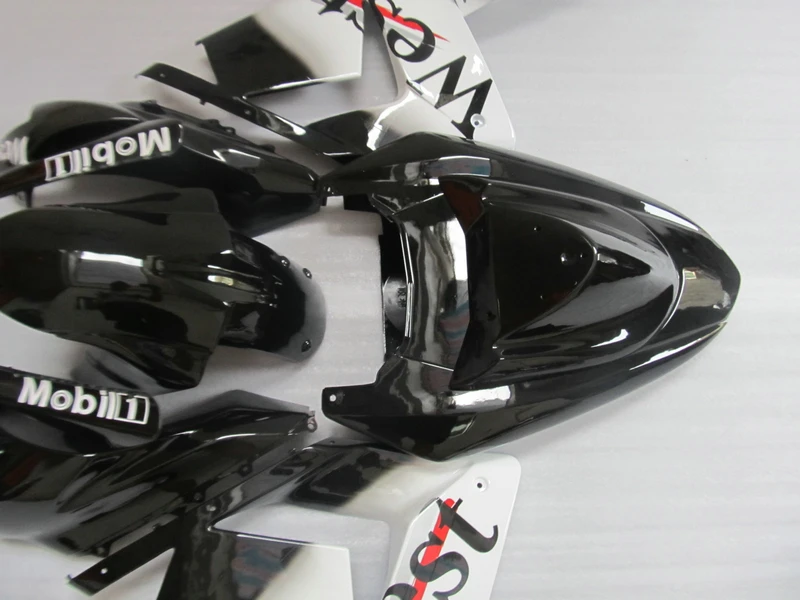 100% новый Обтекатели Кузов для Kawasaki ZX10R 2004 2005 обтекатель Ninja комплект ZX 10R 04 05 Белый