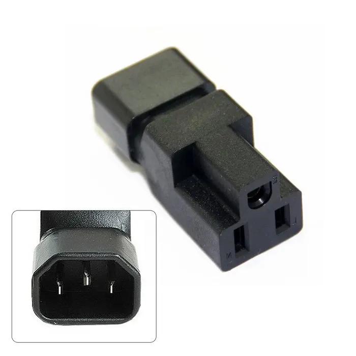 2 шт./1 шт. IEC320 C14 Male к Nema 5 15R PDU USA|Компьютерные кабели и разъемы| |