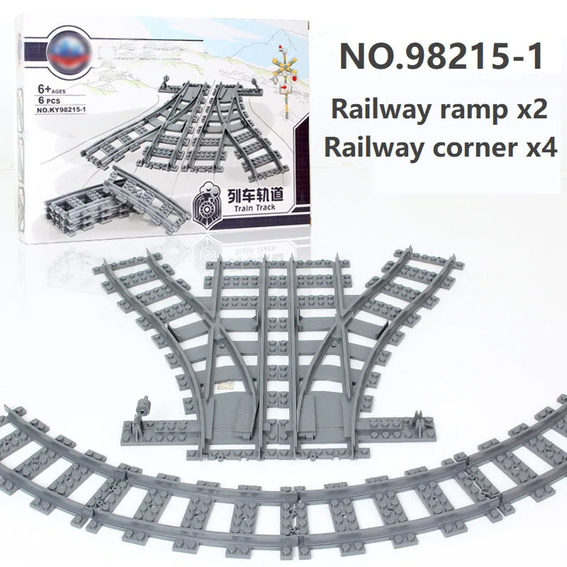 Прямые Криволинейные строительные блоки с дорожным треком игрушки для детей