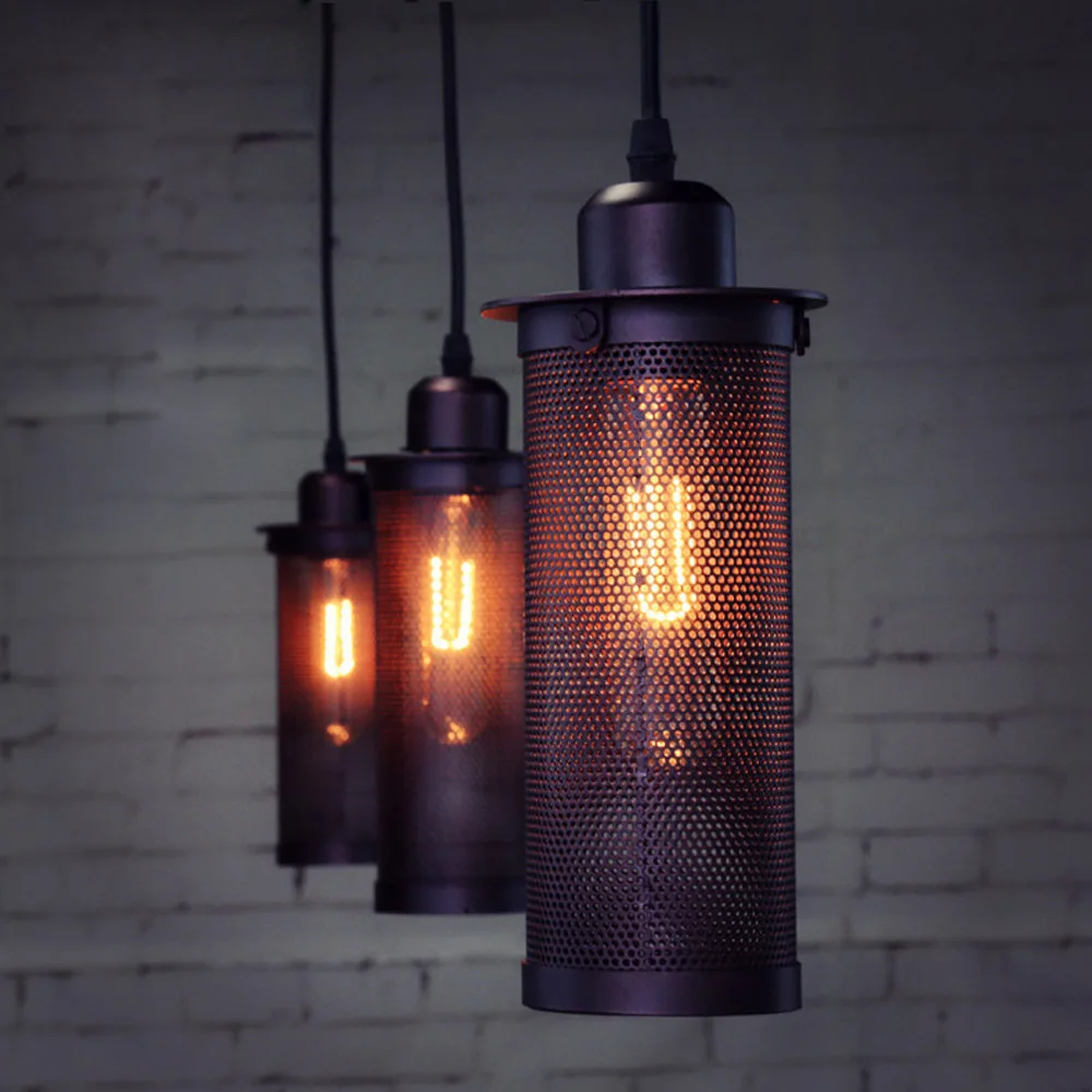 Industrial Pendente De Teto Pendant Light Nordic Art Craft Lamp Ceiling Lamps Hanging Bar Loft Lighting | Лампы и освещение