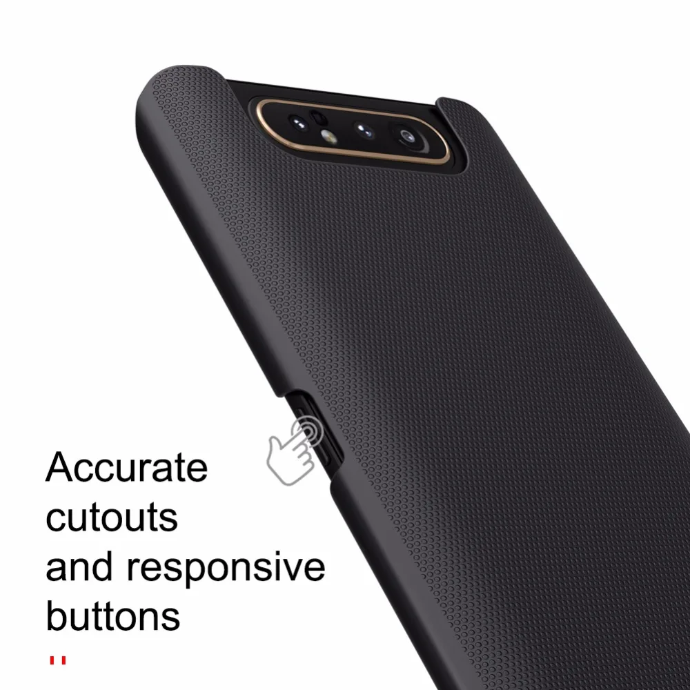 Чехол для samsung Galaxy A80 A90 NILLKIN Супер Матовый Защитный матовый жесткий чехол для samsung A80 A90 Подарочный держатель для телефона