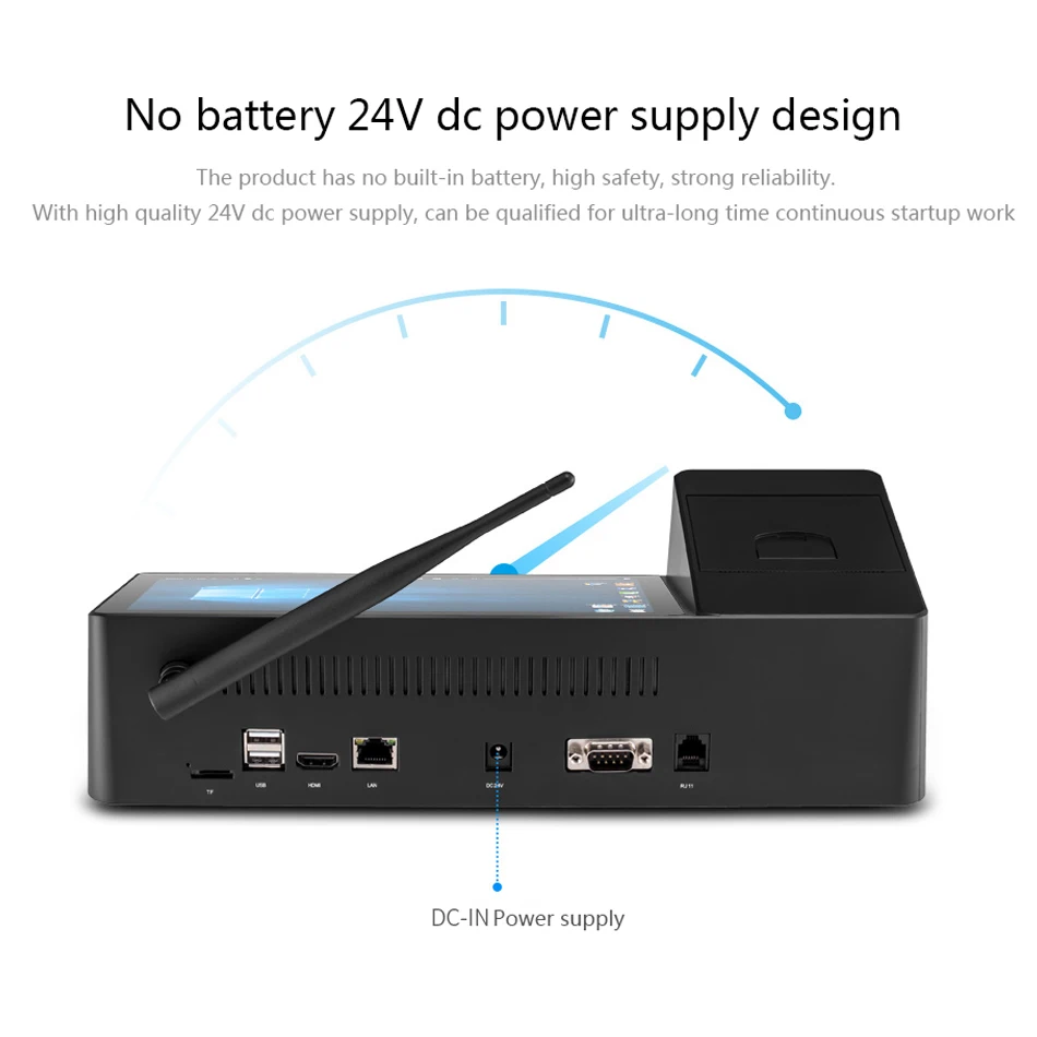 Pipo X3 POS настольный компьютер, принтер Win10 Мини ПК планшетный компьютер Intel Z8350 четырехъядерный 8," 1920*1200 2G 32G HDMI LAN 58 мм Термопринтер