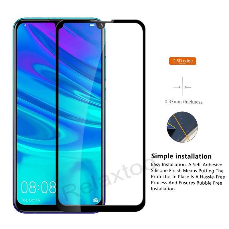 Защитное стекло для Huawei P Smart 2019 закаленное Plus Защитная пленка экрана Psmart 3d-пленка