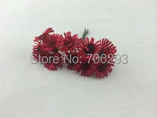 100 шт./пакет бумажный букет ромашек из тутового дерева свадебный