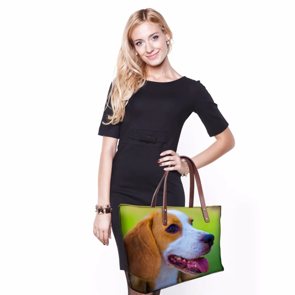 WHOSEPET женские сумки вельш корги топ ручка Tote модная сумка на плечо для дам милая