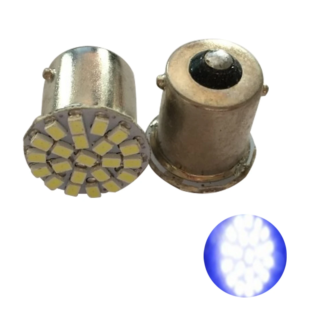 1156 22SMD P21W BA15S светодиодный автомобильная лампа Авто Передние стоп сигналы
