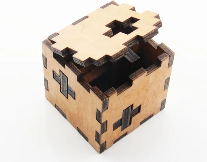 Mylb детские игрушки Swiss Cube деревянные 3d головоломки также для взрослых Kong Ming Lock