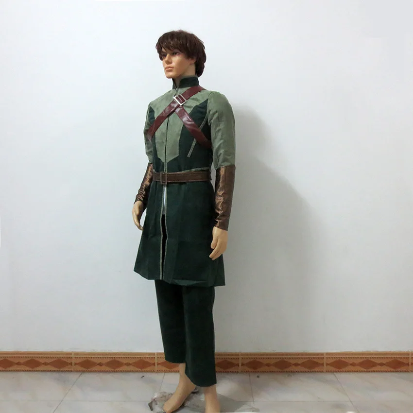 Одежда для костюмированной вечеринки Legolas зеленого цвета на Рождество Хэллоуин