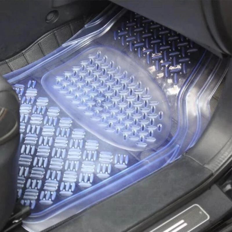 3 шт. ПВХ автомобильные коврики могут быть обрезаны подходят для большинства из 5