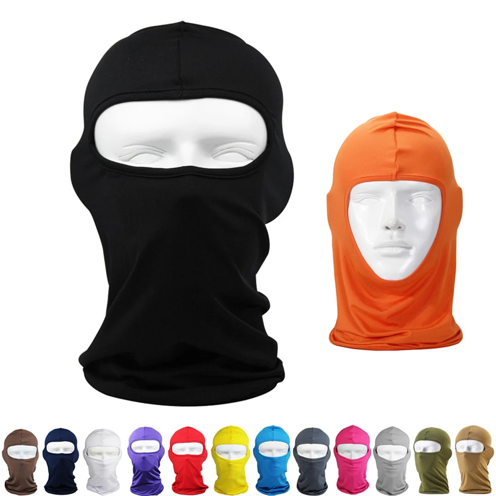 Балаклава унисекс эластичная маска для лица из лайкры мужчин и женщин шеи
