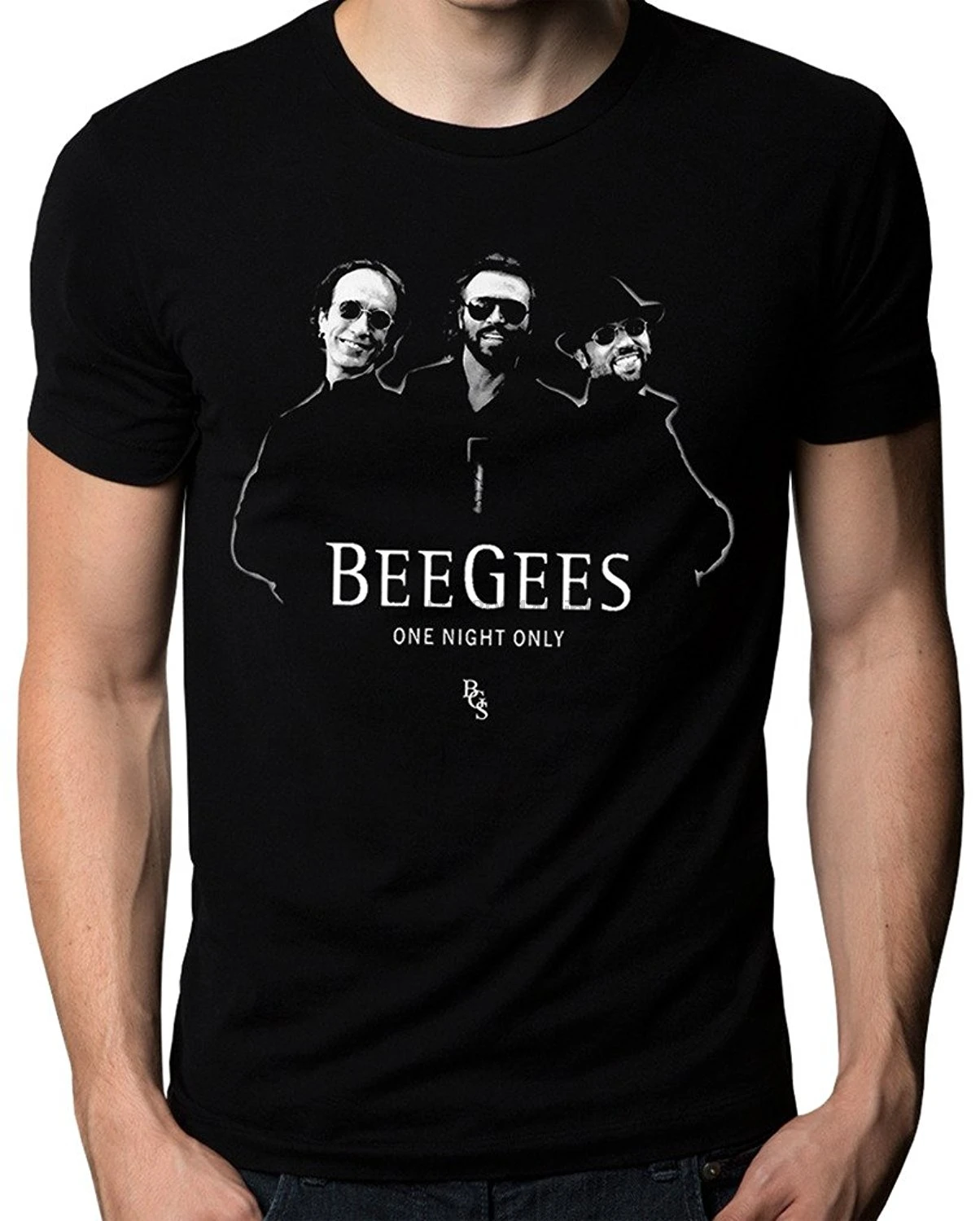 BEE GEES One Pop Music Group Legend Robin Gibb мужская белая футболка Размер good Футболка хорошего