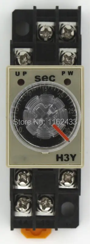 Реле времени DPDT переменный ток 220 В С задержкой включения с таймером серии H3Y