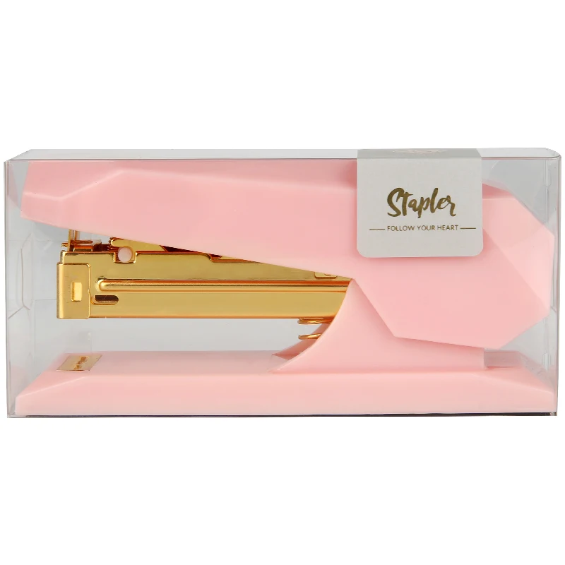 Only Pink Stapler Никогда розовая серия степлер Роскошные Алмазные поверхности степлеры Бизнес Подарочные принадлежности офисные аксессуары переплетные канцелярские принадлежности - Цвет: Only Pink Stapler