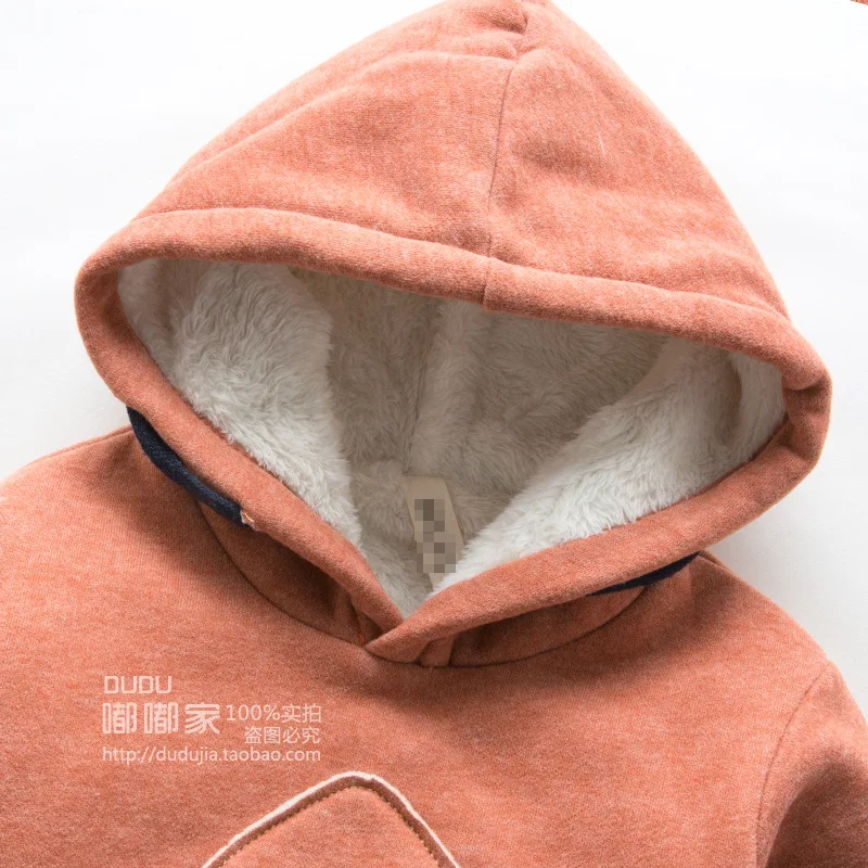 Зимнее детское вельветовое плотное хлопковое пальто Модные теплые кашемировые