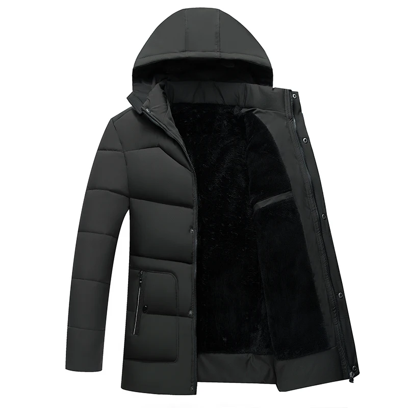 Mannen kleding herren jacken зимние теплые пальто для мужчин, модные куртки, пуховики длинные пальто