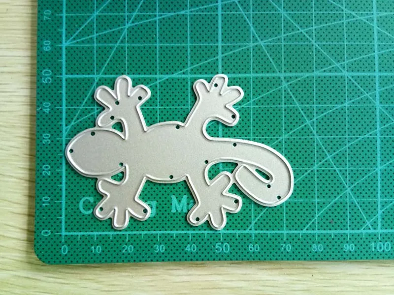 Gecko lizard Animal Dies 73*50 мм металлические режущие штампы Новинка 2019 Скрапбукинг Ремесло