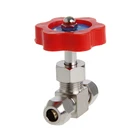 Долговечная игла клапанная трубка никелированная латунная игла OD 6 мм8 мм10 мм клапан