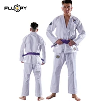 fluory new design bjj gi customed and instock brazilian jiu jitsu gi woven label patches on judo gis