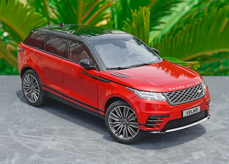 Изысканная модель из сплава велара с ЖК-дисплеем 1:18, модель внедорожника с высокой имитацией, Высококачественная коллекция и подарки