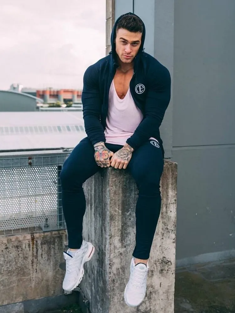 Для мужчин s Акула bay тренажерные залы инженеров Толстовка Singlets кофты мужчин s толстовки Стрингер фитнес мужчин's толстовки рубашк