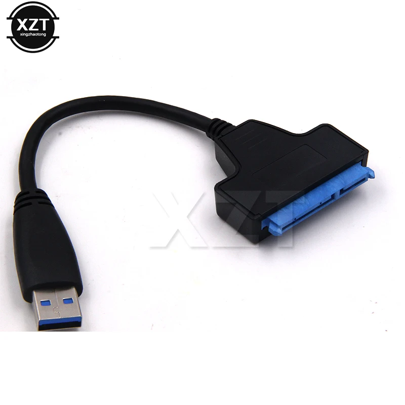 USB 3 0 SATA 22 Pin 2 5 дюймовый жесткий диск надежный Супер Скоростной адаптер SSD кабель 20