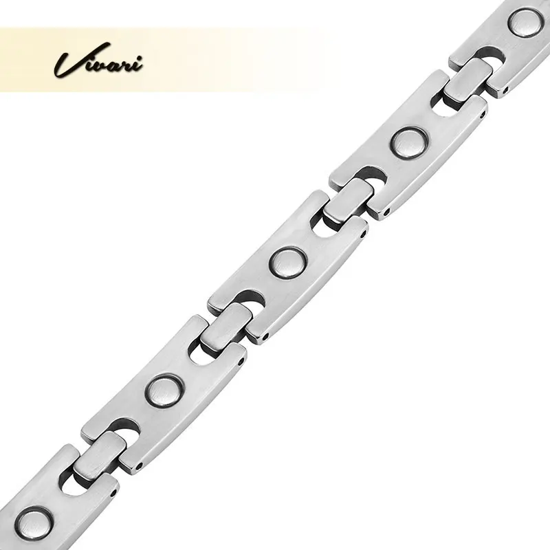 Vivari 2018 Magnetic Titanium Bracelet For Women 2-Tone Gold Silver Bio Jewellry Free Shipping Bangle Men Accessories Superfast | Украшения