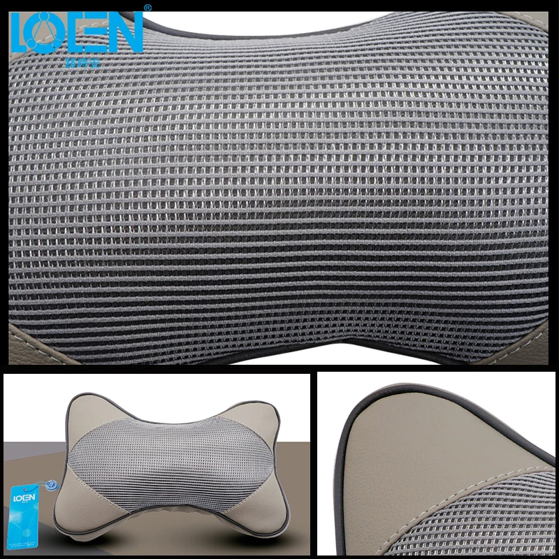 2PCS PU Leather Car AutoNeck Pillow Headrest Cushion Belt Harness Shoulder Pad Cover Supplies Support Can Mix Color | Автомобили и
