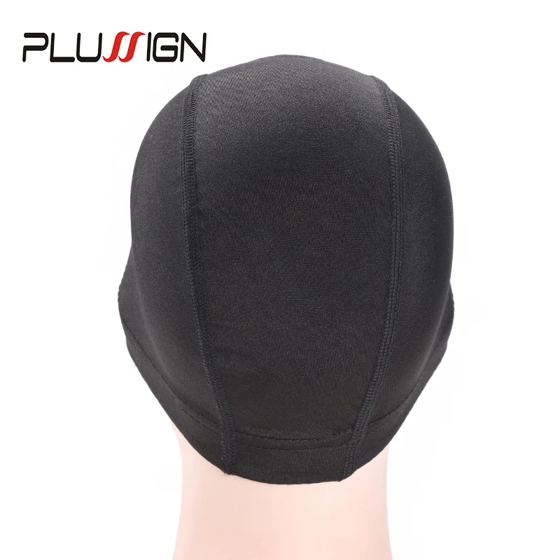 Plussign S/M/L черные сетки для волос 1 шт. u-часть парик шапки для изготовления парики дышащий спандекс купол шапки профессиональные инструменты для изготовления париков