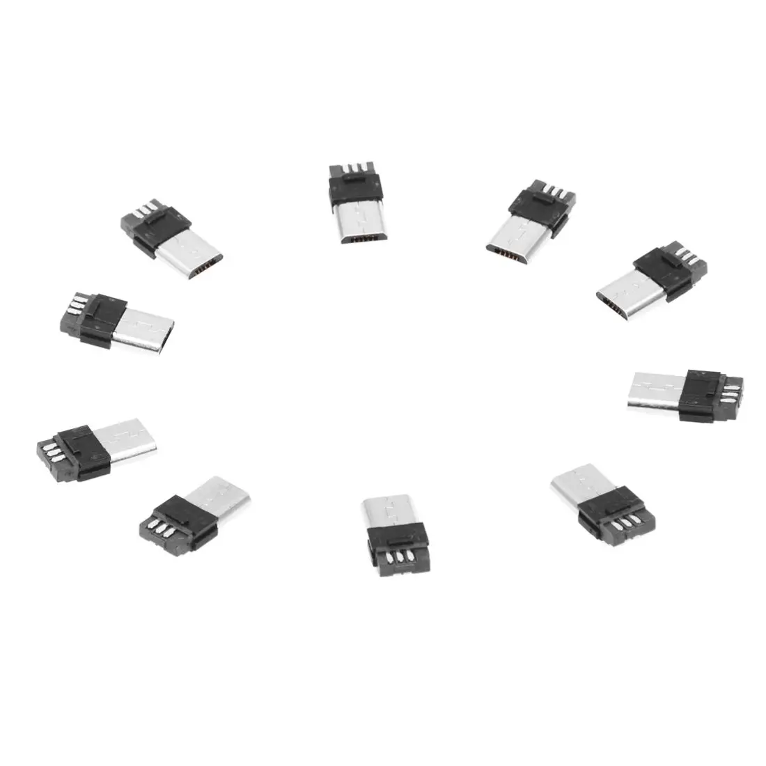 10 Pcs Micro USB Type Male 5 Pin Connectors Plug | Обустройство дома