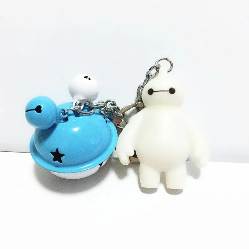 2018New поступление модные Baymax маленький колокольчик брелок многоцветная с