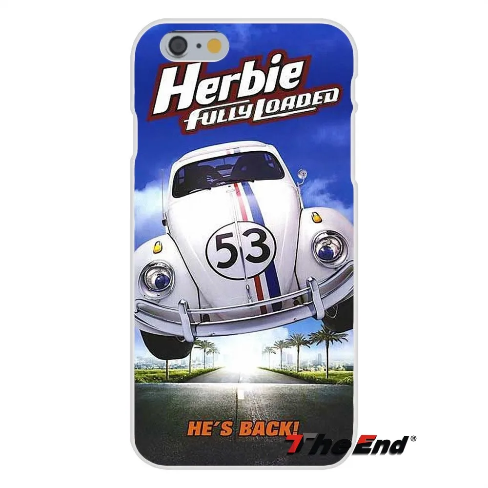 Мягкий силиконовый чехол для iPhone X 4 4S 5 5S 5C SE 6 6S 7 8 Plus Galaxy Grand Core Prime Alpha Herbie 53 VW bug beetle