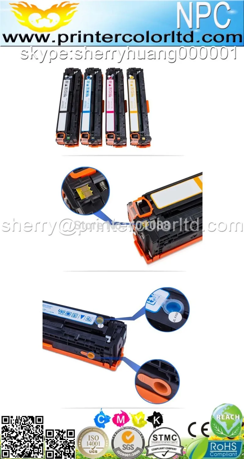 320-323U) совместимый тонер-картридж для принтера hp PRO CM1415FN см 1415FN 1415 1215 1515 CM1312 см 1312 1300 KCMY 2 k/1,3 k
