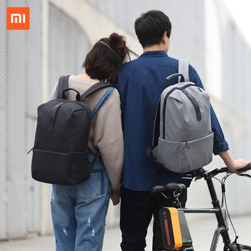 Рюкзак для мальчиков и девочек Xiaomi прочный дорожный рюкзак из полиэстера с