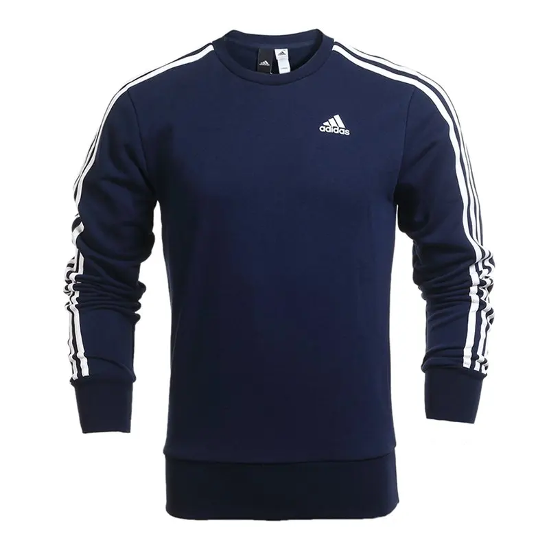 B45731 Новое поступление Adidas ESS 3S FT CREW Для мужчин с капюшоном(худи) и рубашки с коротким рукавом спортивный костюм - Цвет: B45731