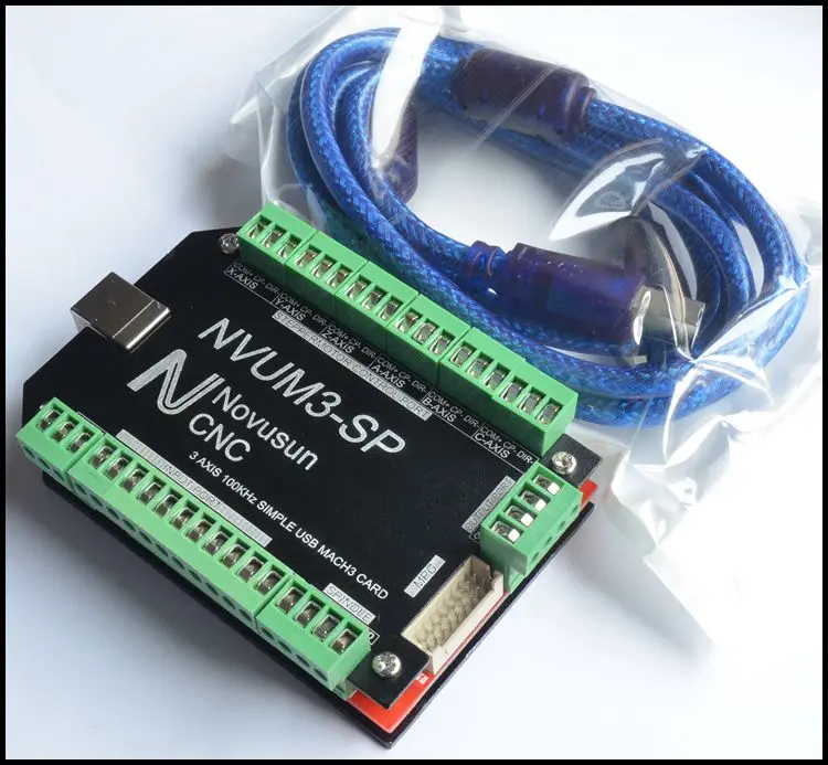 Новый драйвер шагового двигателя 3/4/5/6 Axis 100 кГц разделительная Плата USB MACH3 cnc