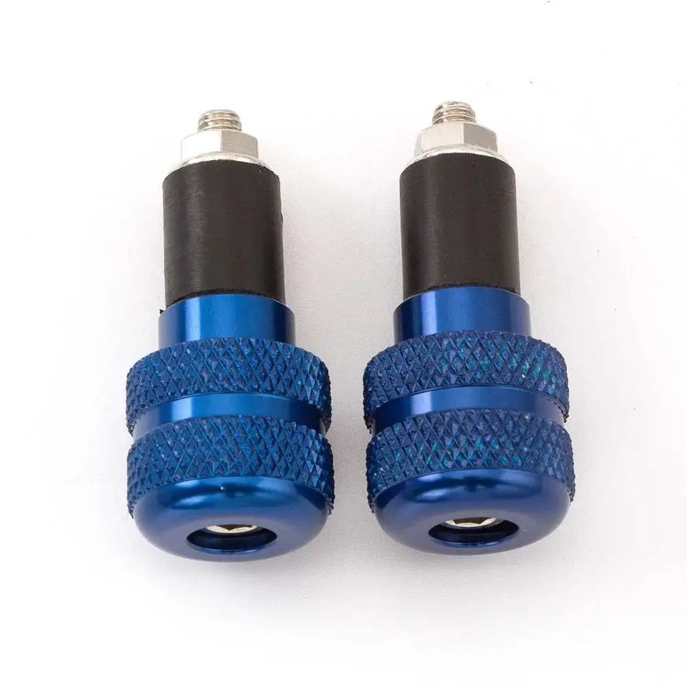 Blue Мотоцикл противовесы рукоятки Бар заканчивается Plug кепки для Yamaha xmax nmax 125 250 300 tdm 850 900 FZ6n xsr900 xjr fjr - Цвет: Blue
