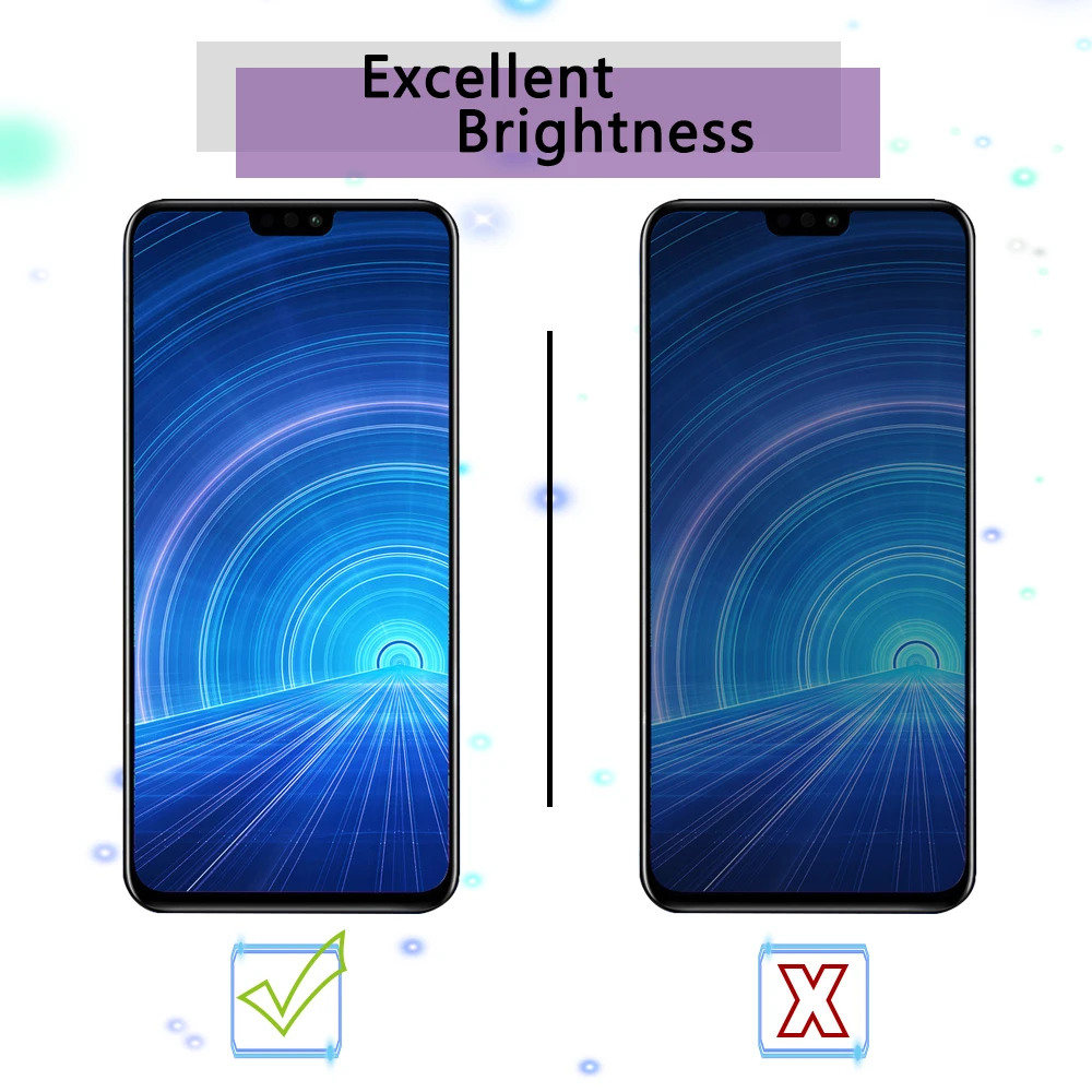 ЖК дисплей 6 5 дюйма для Huawei Honor 8X дигитайзер сенсорного экрана в сборе с рамкой