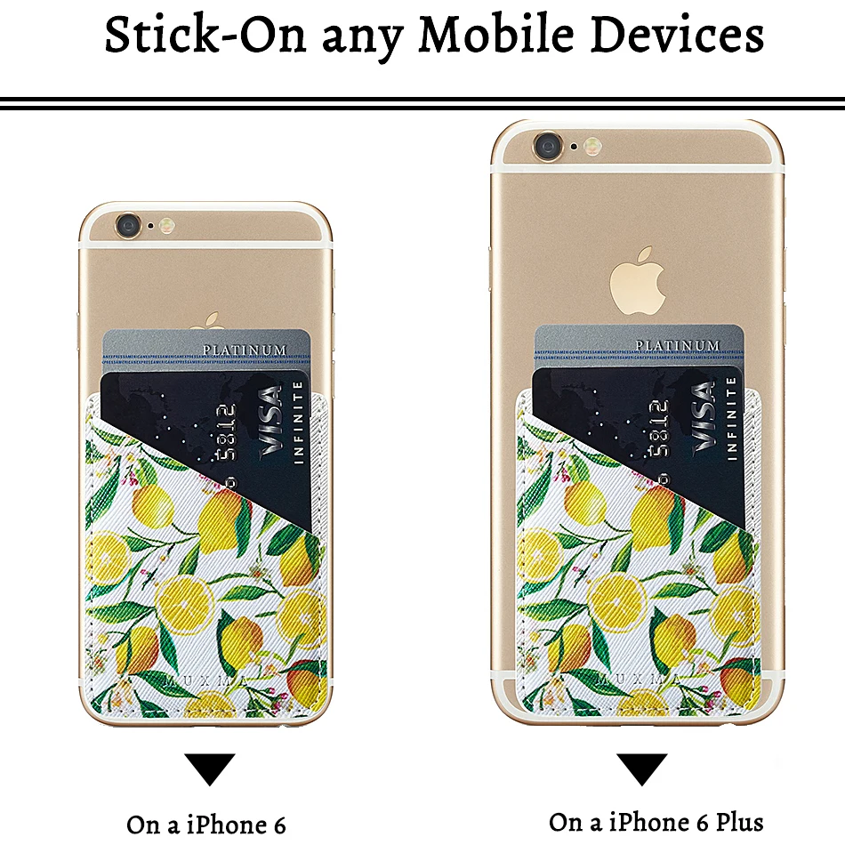 2018 Универсальный кожаный держатель для карт наклейка iPhone 6 6s 7 8 Plus X Huawei P10 P20 Lite Pro