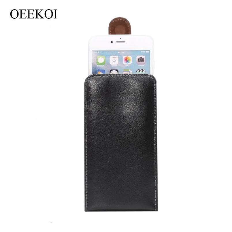 OEEKOI натуральная кожа Зажим для ремня чехол bq 5010G Spot/5011G Fox View/5514G Strike power/5015L