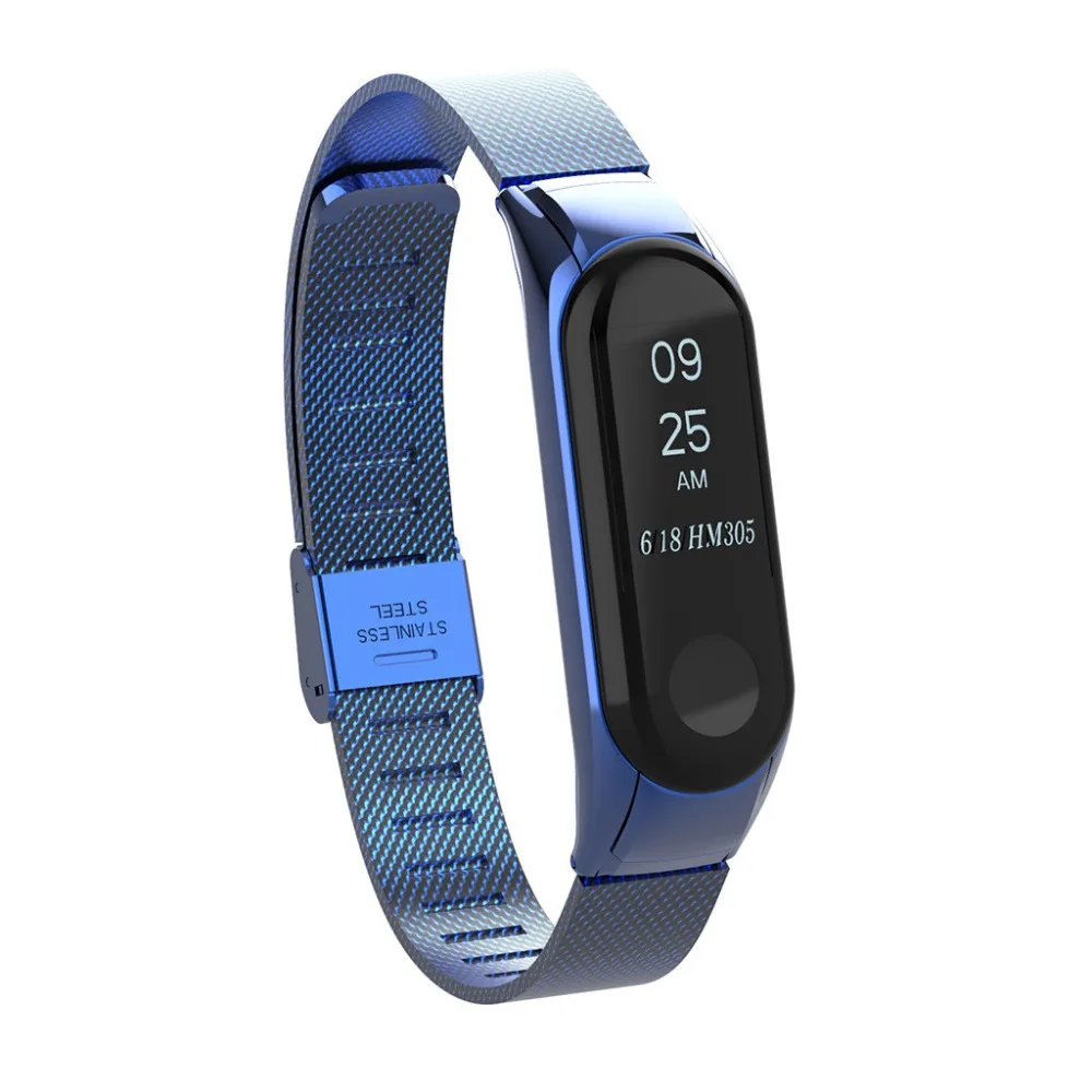 Роскошный ремешок на запястье с магнитной петлей для Xiaomi Mi Band 3 наручных часов