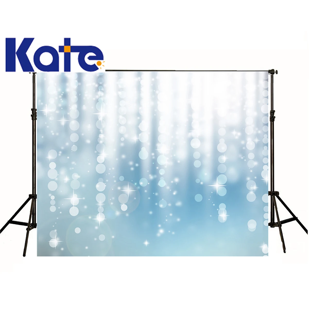 Kate фотографический фон Halo Сияющий небесно-голубой круг реквизит с узорами fabricbackdrops Рождество Свадьба 8x12ft