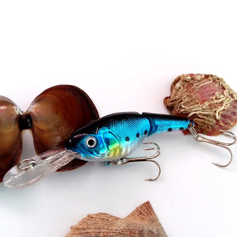 Новый 5 Шт./лот 9 см/10.5 г Воблер Рыболовную Приманку 2 Сегмент Swimbait Crankbait Жесткий Bait