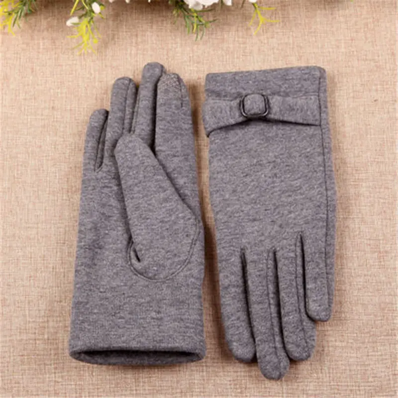 BL013 Light Grey Перчатки женские зимние теплые перчатки для вождения плюс бархат Сенсорный экран холодная тонкая секция относится к не падающим бархатные перчатки BL013N1 - Цвет: BL013 Light Grey