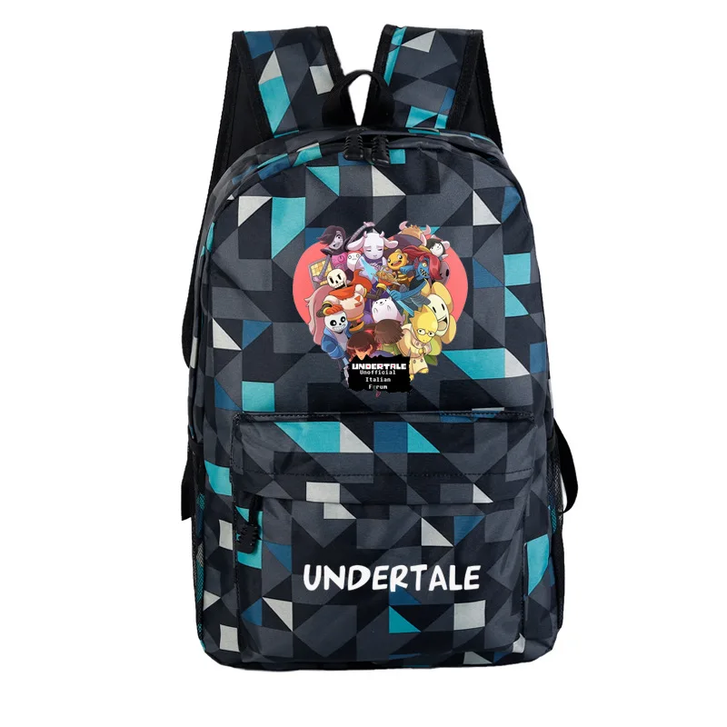 Рюкзак с принтом игры «Undertale Frisk Sans», рюкзак с изображением Галактики, школьный рюкзак из парусины, женские дорожные сумки