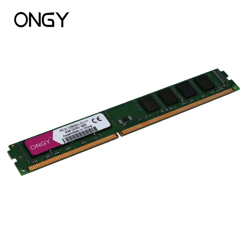 Оперативная память ONGY DDR3, 4 Гб, 1600 МГц, Настольная память, 240pin, 1,5 в, Новая Память DIMM для компьютера, оперативная память PC3L-1600U ddr 3 для Intel и AMD